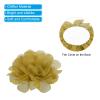 PATIKIL 10-Piece 2.8-Inch Chiffon Fabric Flowers, Ginger view 4