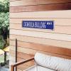 Personalized Navy Blue Catahoula Bulldog Metal Sign, 10.2 in view 3