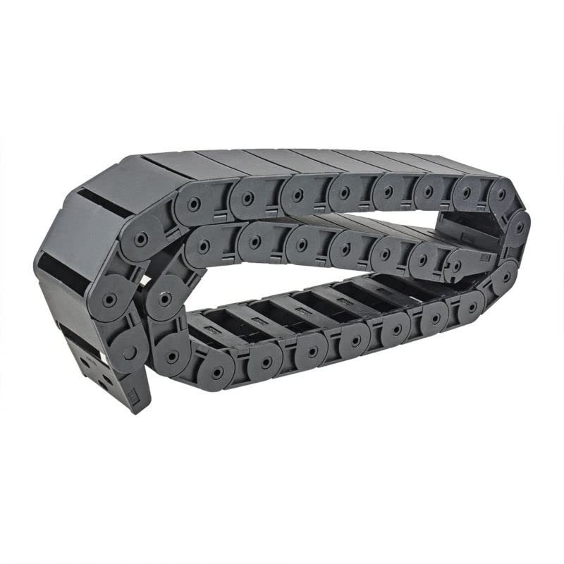 SkyjOy 2-Pack Cable Carrier Chain, 18 x 37 mm, R38, 1 m, Semi-Closed Nylon Drag Chain