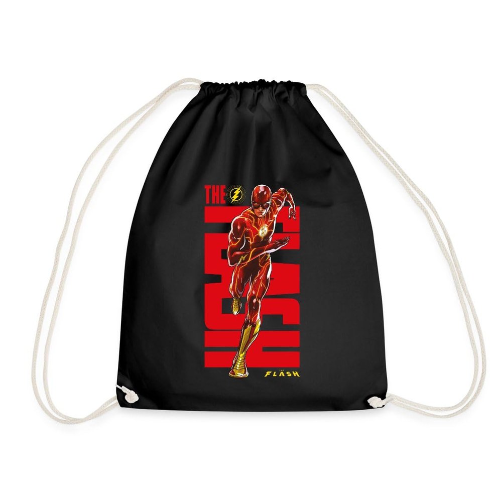 Spreadshirt The Flash Speedster Red Logo Drawstring Bag