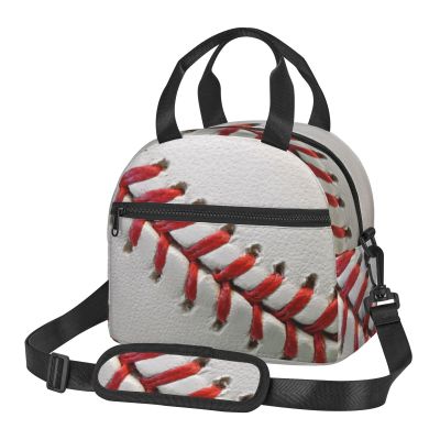 EKYOSHCZ Insulated Baseball Lunch Bag for Men and Women