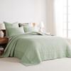 Levtex Home Cross-Stitch King-Size Bedspread Set, Desert Sage view 2