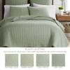 Levtex Home Cross-Stitch King-Size Bedspread Set, Desert Sage view 4