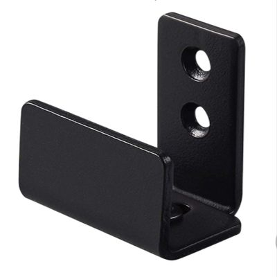 GOPEO 2-Pack Adjustable Sliding Door Floor Guides, Carbon Steel