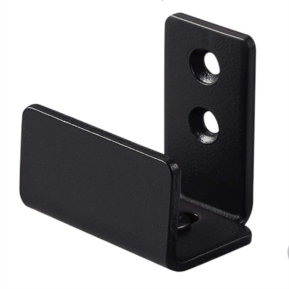 GOPEO 2-Pack Adjustable Sliding Door Floor Guides, Carbon Steel