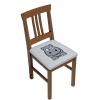 Faduni Cartoon Hippo Square Chair Cushion Covers, 4-Piece Set view 1