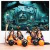 3 x 2.4 m Halloween Horror Castle Dark Forest Cemetery Backdrop view 3