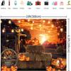 3x2m Halloween Night Devil Pumpkin Scarecrow Photo Backdrop view 2