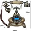 NAKEAH Retro Telephone with Caller ID, Home Decor, 25 x 20 x 26 cm view 2