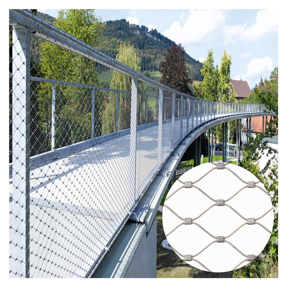 DTVEW 304 Stainless Steel Cable Net, 1.5 mm Wire, 1.2 x 18 m