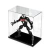 Acrylic Display Case for LEGO Marvel Venom Figure 76230 Action Model, Dustproof, UV-Resistant Storage Box, Ideal for Collectors (3 mm, Clear) view 1