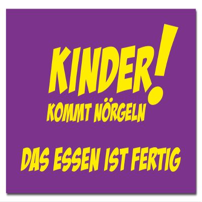 Kids Are Whining! Food Is Ready Fridge Magnet