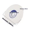 Bench Grinding Wheel, White Aluminum Oxide, 200 mm × 20 mm, 31.75 mm Bore, 60 Grit view 2