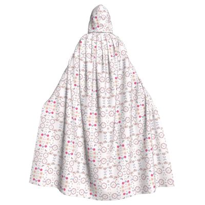OdDdot Hooded Cape for Women - Adult Halloween Costume, Witch Cosplay, Theme Party, Cartoon Llama Alpaca