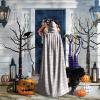 OdDdot Hooded Cape for Women - Adult Halloween Costume, Witch Cosplay, Theme Party, Cartoon Llama Alpaca view 4