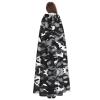 OdDdot Hooded Cape for Women, Adult Halloween Costume, Witch Cosplay, Black/Gray/White/Camo view 2