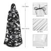 OdDdot Hooded Cape for Women, Adult Halloween Costume, Witch Cosplay, Black/Gray/White/Camo view 3