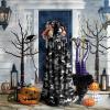 OdDdot Hooded Cape for Women, Adult Halloween Costume, Witch Cosplay, Black/Gray/White/Camo view 4