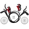ERYUE Hydraulic Bicycle Disc Brake Set, Front/Rear, Right-Hand Brake Lever, 160 mm Rotor view 1
