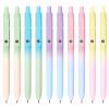 UIXJODO Gel Pens, Black Ink, 0.7 mm Medium Tip, Silicone Grip, Retractable, 10-Pack view 1