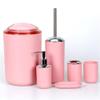 6-Piece Plastic Bathroom Accessories Set view 1