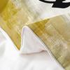 100% Organic Cotton Yellow Gray Duvet Cover Set, 155 x 220 cm, Daisy Butterfly Design view 4