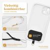 moex Unleash Phone Lanyard for Samsung Galaxy A14 (4G/5G), White/Gold view 3