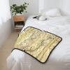 Hand-Colored Engraved Map Print Double-Sided Flannel Throw Blanket, 40 x 50 in view 3