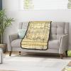 Hand-Colored Engraved Map Print Double-Sided Flannel Throw Blanket, 40 x 50 in view 4