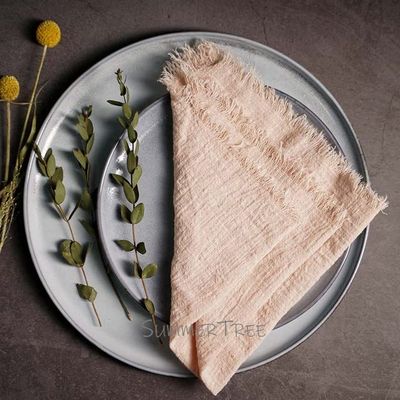RAEF 50-Piece Cotton Gauze Napkin Set, 41 cm