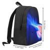 ASEELO Large-Capacity Casual Laptop Backpack, Many Zombie, Blue Fire Basketball Ball view 2