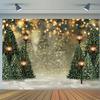 3 x 2 m Christmas Tree Winter Snowflake Glitter Bokeh Photo Backdrop view 1