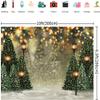 3 x 2 m Christmas Tree Winter Snowflake Glitter Bokeh Photo Backdrop view 2