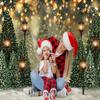 3 x 2 m Christmas Tree Winter Snowflake Glitter Bokeh Photo Backdrop view 3
