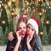 3 x 2 m Christmas Tree Winter Snowflake Glitter Bokeh Photo Backdrop view 4