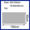 Velvet Sofa Slipcover for Sectional Sofa, Blue, 50 x 150 cm view 2