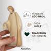 Akantus Leonardo Wooden Christmas Nativity Set: 8 Pieces with Small Holy Night Stable, Painted (13 cm) view 2