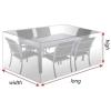 BPILOT Transparent PVC Cover for Outdoor Garden Furniture, Waterproof and Dustproof, Adjustable view 4
