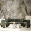 Muralo Self-Adhesive 3D Photo Wallpaper, Leaves, Concrete Look - 368 x 254 cm view 4