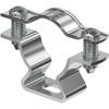 OBO Bettermann ASL 733 25 ALU Spacer Clamp with Slotted Hole, 20–25 mm, Aluminum (1362818) view 1