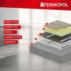 Termofol 230 V Electric Underfloor Heating Film Kit with H2 Thermostat, 220 W/m², 1.5 m view 4