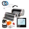 Termofol Electric Floor Heating Film 230V with H1 Thermostat, Black, 80 W/m², 14 m Surface Area, Complete Kit view 1