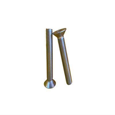 ISO 10642 (DIN 7991) M5x10 Flat-Head Screws, A2 (V2A) Stainless Steel, Hex Socket, 10 pcs.