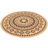 Pergamon Handmade Round Jute Rug, Natural Fiber, Living Room view 2