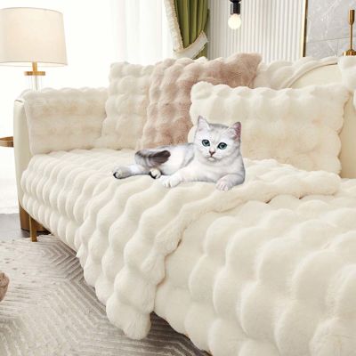 MTHGH Velvet L-Shaped Sectional Sofa Cover, L-90x210 cm