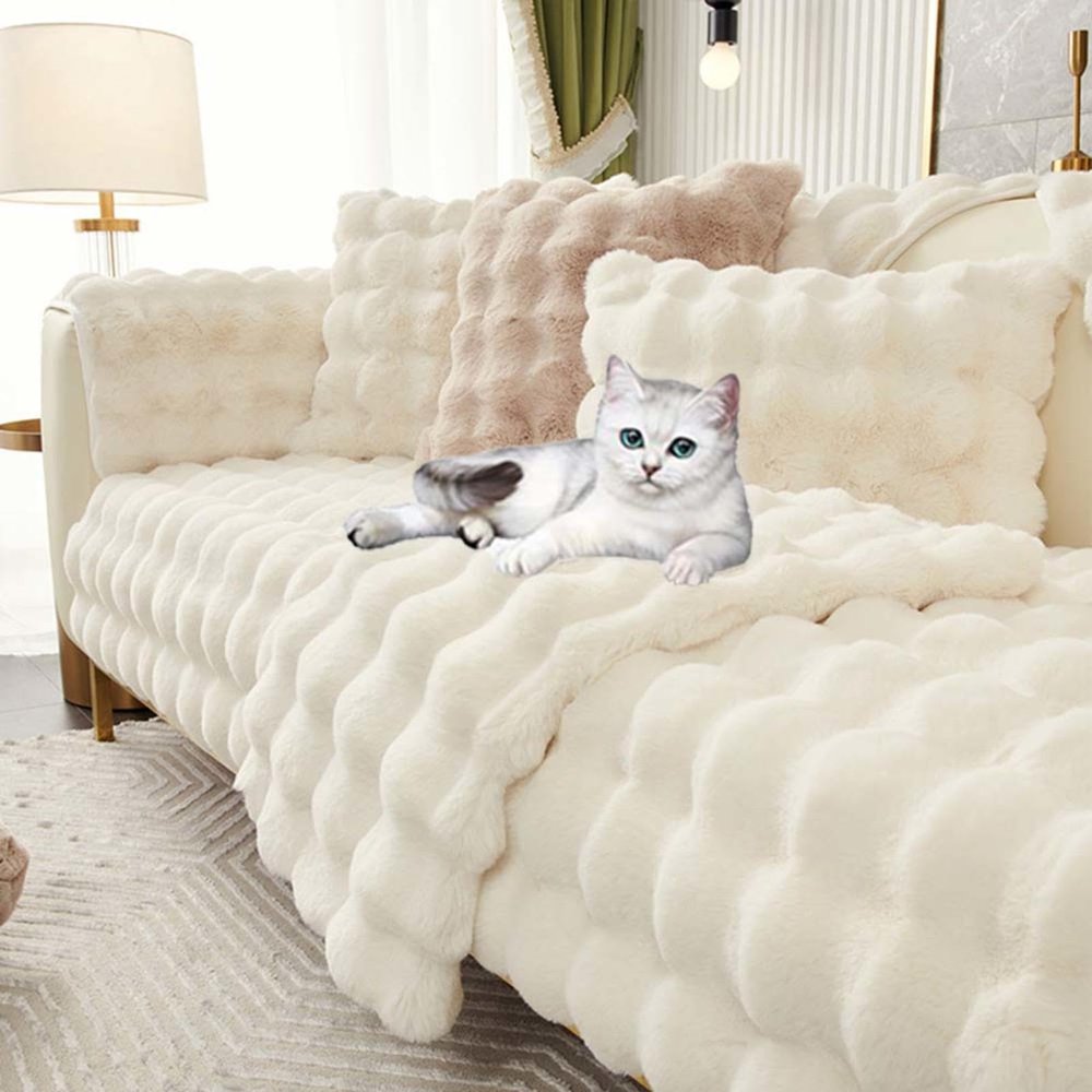 MTHGH Velvet L-Shaped Sectional Sofa Cover, L-90x210 cm