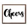 Cheers Wooden Wall Plaque, Artwork and Farmhouse Decor Sign, 16 x 20 in view 1