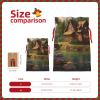House by The Lake Printed Jute Gift Bags with Drawstring and Gift Tags view 3