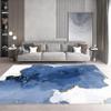 PAJEON Blue, White & Gold Luxury Indoor Area Rug, 100 x 150 cm, Machine Washable view 3