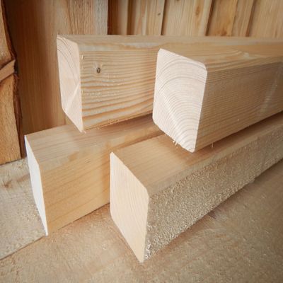 Spruce 10 x 10 cm KVH Nsi Planed Square Timber, 50 cm